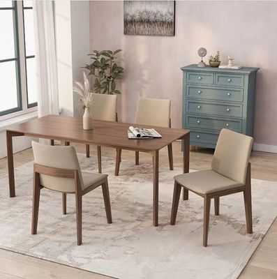 Массивные деревянные виллы столовые стулья с нитролаком и современным дизайном для столовой ресторан и отель