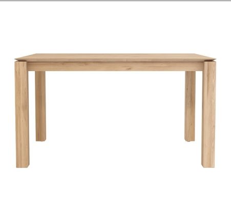 Домашняя мебель Столик из массивного дерева в натуральном цвете для современной столовой