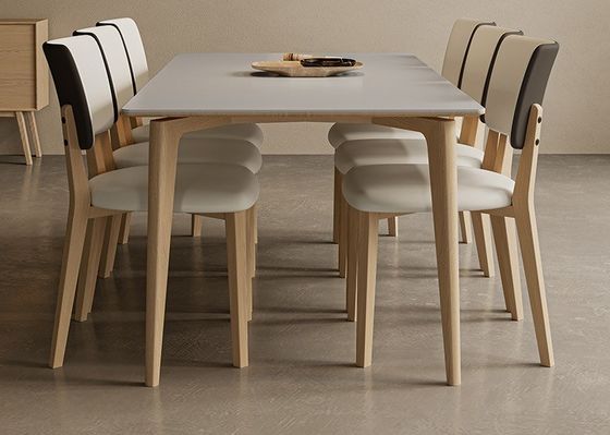 Гостиничные столы W47*D48*H86CM Morden Nordic PU Кожа из дерева