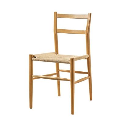 Устойчивый деревянный столовый стул с тканой шнуровой подушкой идеальное дополнение к вашему рабочему столу и кафе для отдыха