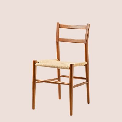 Устойчивый деревянный столовый стул с тканой шнуровой подушкой идеальное дополнение к вашему рабочему столу и кафе для отдыха