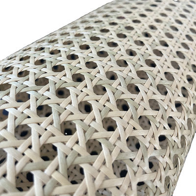 Прочный и универсальный твердый древесина PU кожаная ткань натуральный пластик ратан образец с нитролаком отделки