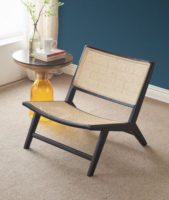 Modern Style Ash Wood Dining Chair and Rattan Lounge Chair W65*D80*H69CM для современного офисного здания