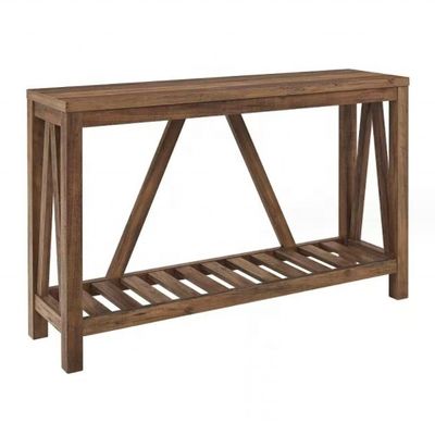 Почтовая упаковка Современный дизайн Чистое дерево Верево Стол Простая полка прямоугольный стол