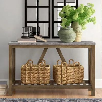 Почтовая упаковка Современный дизайн Чистое дерево Верево Стол Простая полка прямоугольный стол