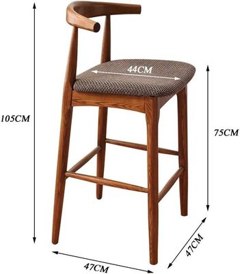Популярный деревянный стул в ореховом цвете для столовой в ресторане