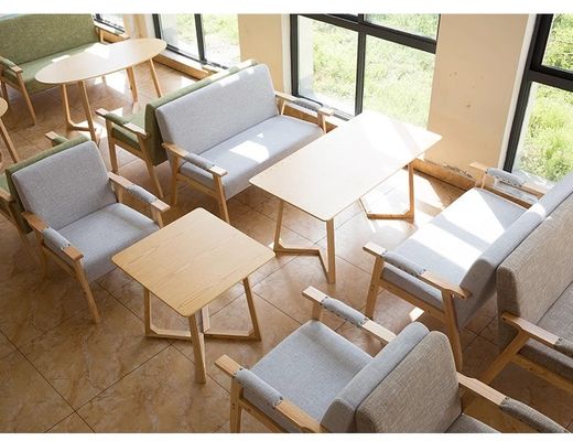 Современный дизайн мягкий кресло кресло для гостиной и отеля W65*D59*H75CM твердое дерево ткань деревянный диван кресло