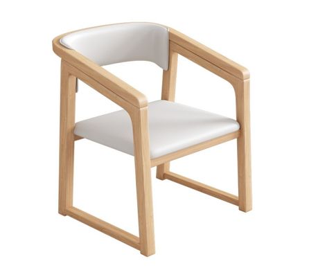 На заказ Цвет твердое дерево PU кожа деревянный стул W56*D51*H71CM Стул для столовой Северный дизайн современный деревянный стул