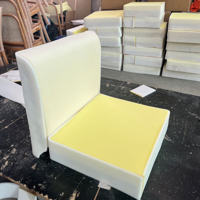 Стол из ткани из массивного дерева Nitrolacquer Finish Leisure Lounge Chair для гостиной