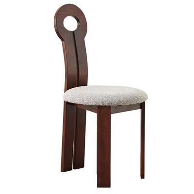 Мебель для гостиниц и ресторанов Удобный столовый стул из твердого дерева с тканевой подушкой W40*D47*H90CM