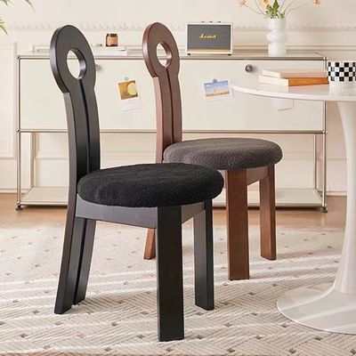 Мебель для гостиниц и ресторанов Удобный столовый стул из твердого дерева с тканевой подушкой W40*D47*H90CM