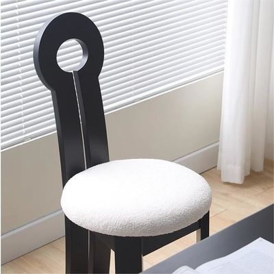 Мебель для гостиниц и ресторанов Удобный столовый стул из твердого дерева с тканевой подушкой W40*D47*H90CM