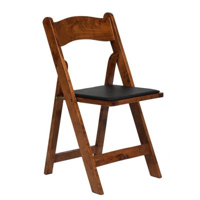 Офисная столовая и свадебные деревянные складывающиеся ротанные стулья с нитролаковой отделкой