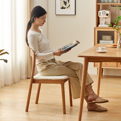 NO Свернутый стол для обеда из скандинавского твердого дерева для современного ресторана