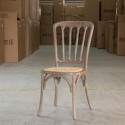 OEM-сервис принят Современный кресло из массивного дерева из ротана для ресторана в скандинавском стиле