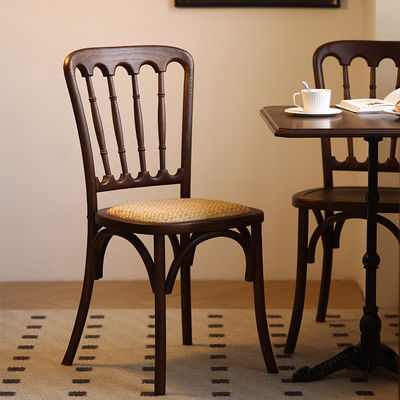 OEM-сервис принят Современный кресло из массивного дерева из ротана для ресторана в скандинавском стиле