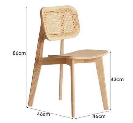 Стол из твердого дерева с складной ратанной конструкцией Классическое дополнение к вашему ресторану