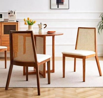 NC/PU Paint Finish Wooden upholstered dining chair for modern Nordic design and solid wood style (Конструкция для современного скандинавского дизайна и массивного дерева)