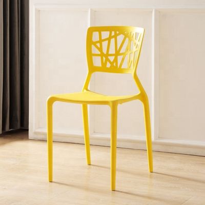 Нет складной современный дизайн пластиковый столовой стул для накладной кафе мебель накладной