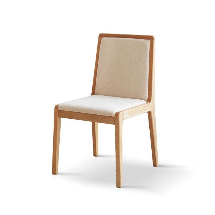 Северное деревянное столовое кресло с мягким покрытием