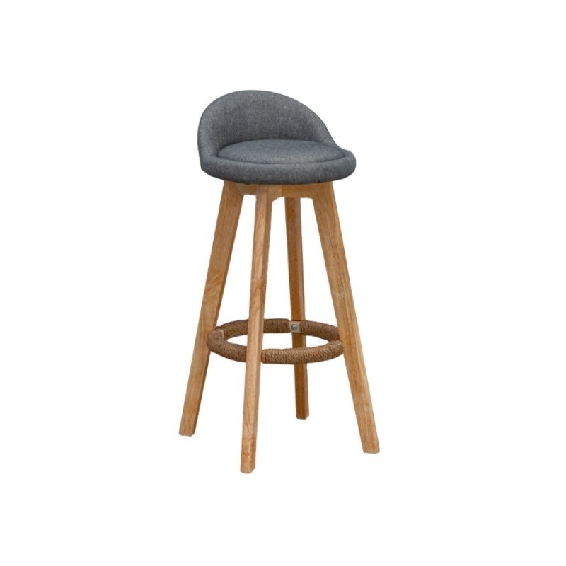Отсоединяемые стены из пепла Luxury Bars Chairs Style Fabric/PU Leather Modern Wood Chair Bar Stool для коммерческой мебели