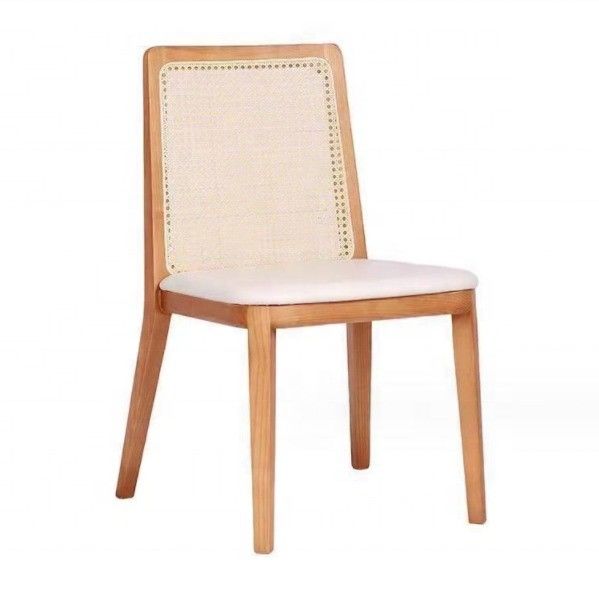 NC/PU Paint Finish Wooden upholstered dining chair for modern Nordic design and solid wood style (Конструкция для современного скандинавского дизайна и массивного дерева)