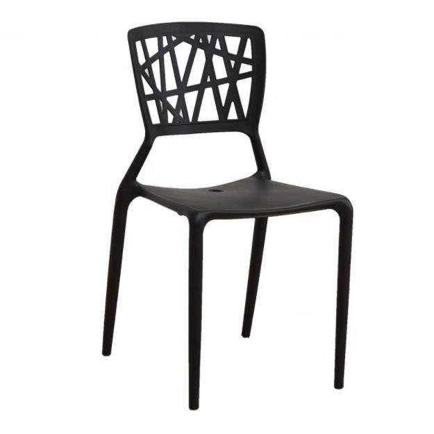 Нет складной современный дизайн пластиковый столовой стул для накладной кафе мебель накладной